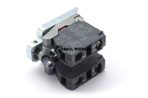 Elemento de contacto Faun Variopress con soporte "Serie ZB4" ZB4BZ104 Contacto NC(nc)/ Contacto NC(nc) (01990063)
