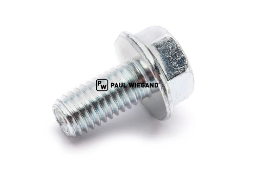 Tornillo de cabeza hexagonal con brida HS Fahrzeugbau Olympus DIN/ISO 6921/8102 M8x16 galvanizado 8.8 dentado (05050129)
