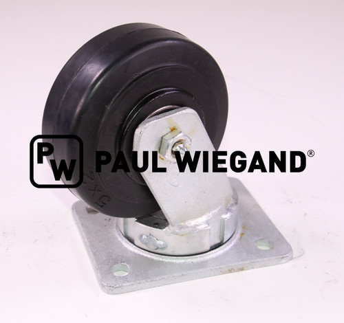Laufrad Johnston C401 mit Radgabel Saugmund D: 125 b: 50 (67022068)