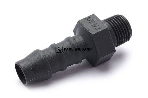 Boquilla para manguera Piezas estándar Bucher Municipal Manguera para bomba de agua R1/8" poliamida 6 D: 9 (3/8") rosca exterior (68800284)