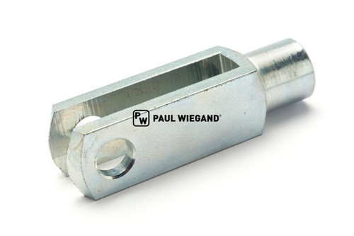 Cabezal de horquilla DIN/ISO 71752/8140 M14 galvanizado, d: 14, l: 100,5  (60800141)