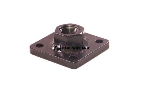 Fijación al suelo para cilindro neumático M22x1,5, longitud: 65, anchura: 65 (61104006)