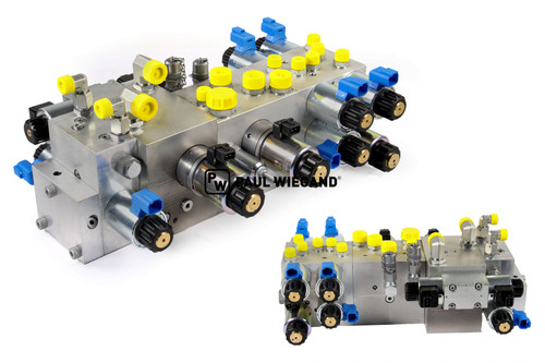 Steuerblock Hako Citymaster 2000 komplett Besensteuerung 3-Besensystem "Option" EURO 5 (65067844)