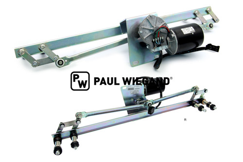 Wischermotor Schmidt Cleango 400/500 mit Wischergestänge 24VDC (63034000)