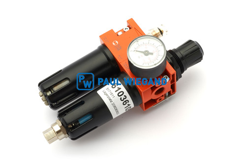 Wartungseinheit Faun Viatec Viajet 6-7 mit automatischer Entwässerung Manometer Pneumatikanlage ab 06/2011 (61036105)