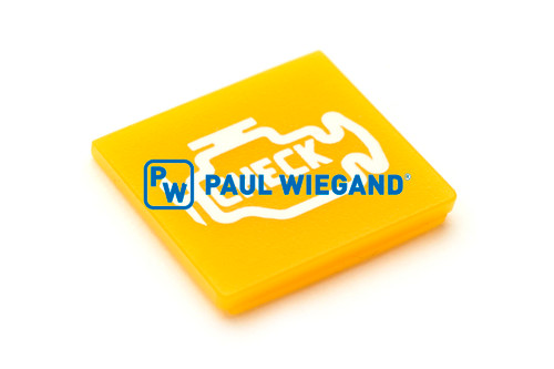 Schaltersymbol Bucher Municipal Kontrollleuchte "check" gelb (68800461)