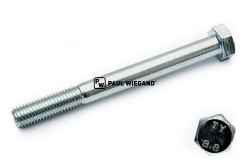 Tornillo de cabeza hexagonal con vástago DIN/ISO 931/4014 M14x140 galvanizado 8.8 (58800125)