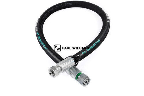 Manguera hidráulica Zöller 2301 Delta 10L (M16x1,5) - 8L (M14x1,5) lg: 660 a partir de 01/2003 (11330272)