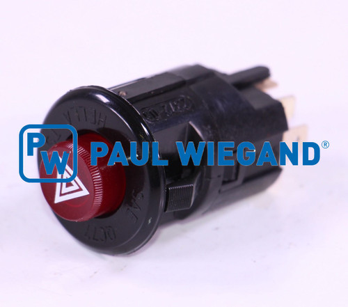 Interruptor de las luces de emergencia Johnston C200 cabina (67010255) Interruptor de las luces de emergencia Johnston C200 cabina (67010255)