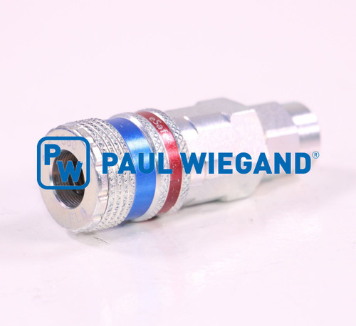 Acoplamiento de seguridad CEJN Serie 320 -eSafe Conexión Stream-Line 6,5x10mm NBR (41900036)