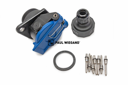 Kit de montaje Motec Toma Ametek azul ABS/7p macho (79010494)