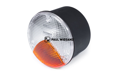 Luz trasera Bucher Municipal Citycat 2020 intermitente luz de marcha atrás guardabarros blanco/amarillo (68034022)