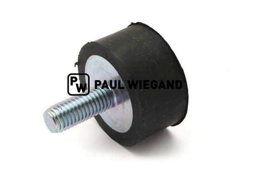 Gummi-Metall-Puffer Faun ENVIRONNEMENT Unilift T.R.2 Lifter Hauptwelle M10x25 D: 40 h: 20 Typ"D"  (70019032)