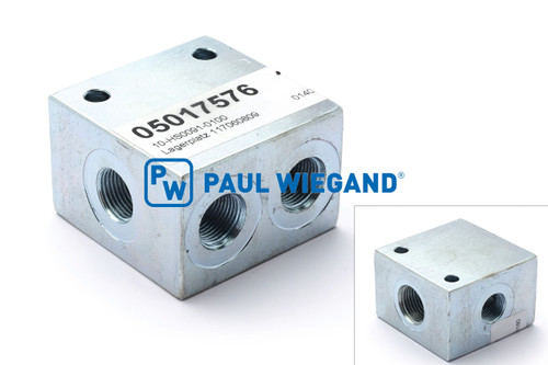 Bloque distribuidor HS Fahrzeugbau HSS420 brazo oscilante inferior (05017576)