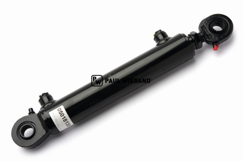 Hydraulikzylinder HS Fahrzeugbau Frontlader Forkenverstellung KS: 28 Hub: 201 EBM: 375 (05018135)