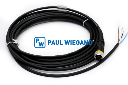 Cable de control M12 4 polos 4x0,34mm² lg: 5000 (07012036)