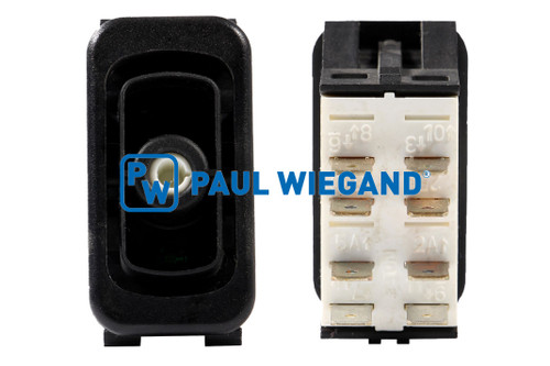 Interruptor basculante Johnston terminal de mando 3 pliegues 12VDC (67012725) Interruptor basculante Johnston terminal de mando 3 pliegues 12VDC (67012725)