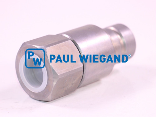 Espiga CEJN serie 765 cara plana DN19 G3/4" rosca hembra NBR/PUR Zi/Ni (41210026)