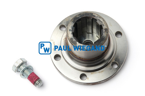Flansch Geesink GPM III Hydraulikpumpe Vielzahn  (02057025)
