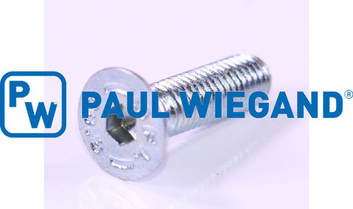Tornillo avellanado con hexágono interior DIN/ISO 7991/10642 M8x30 galvanizado 8.8 (65800280)