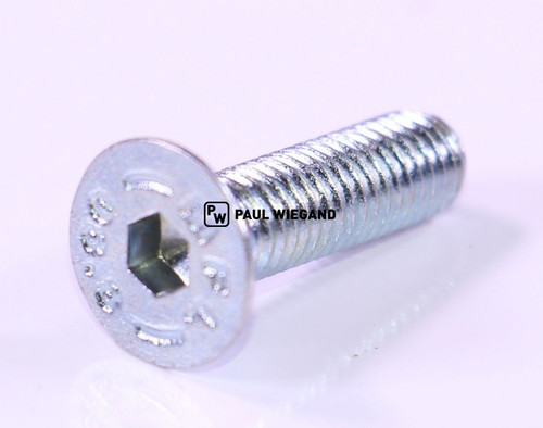 Tornillo avellanado con hexágono interior DIN/ISO 7991/10642 M8x30 galvanizado 8.8 (65800280)