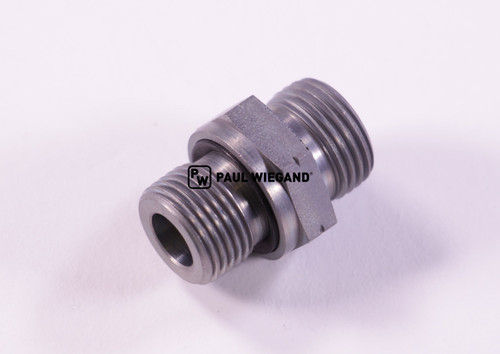 Racor atornillable Bucher Municipal DIN/ISO 2353/8434-1 G3/8"-12L (M18x1,5) ED galvanizado (68042783)