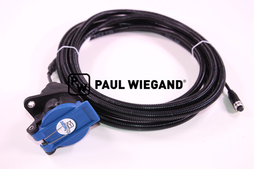 Cable adaptador Motec Ametek MK892.5-G.5 con manguera protectora para remolques apto para semirremolques Krone y Cargobull (79010546)