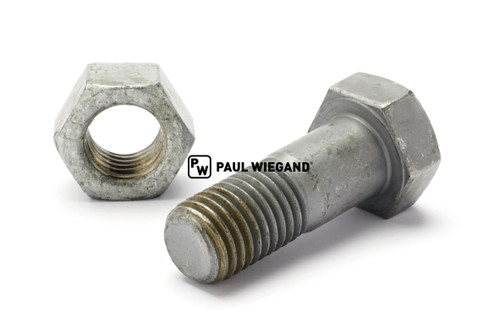 Tornillo de cabeza hexagonal Bucher Municipal DIN 7990 M20x55 galvanizado 4,6 (68800112)