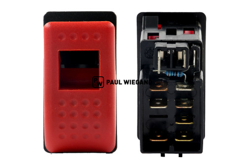 Interruptor basculante Schmidt Swingo serie 200 " luz de emergencia " enclavamiento 0-I (63024100)