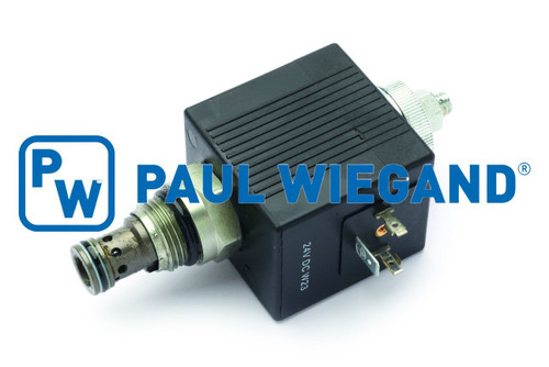 Válvula direccional HS Fahrzeugbau Olympus con bobina Bloque de mando Panel de presión (05050062)