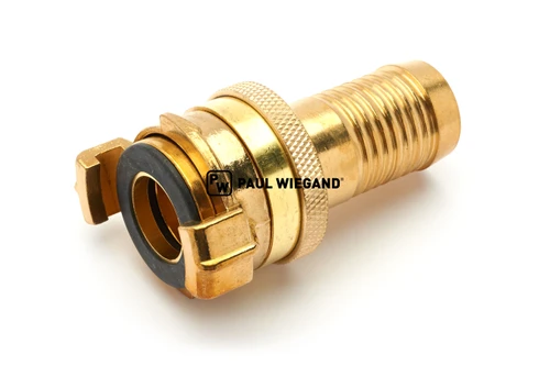 Acoplamiento de manguera Hako con válvula de seguridad Sistema de agua D: 25 (1") (65800151)