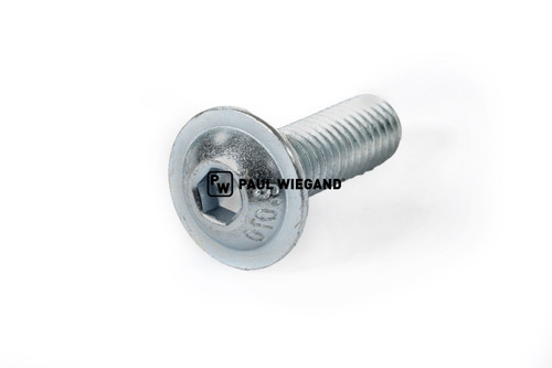 Tornillo de cabeza plana con hexágono interior DIN/ISO 7985/7380-2 M8x25 galvanizado 10.9 (01170014)