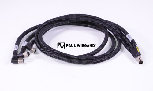 Cable de control Farid FMO mazo de cables sensor tope superior M12-M12-M12-M12 lg: 1110 (24010135)
