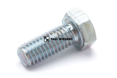 Tornillo de cabeza hexagonal DIN/ISO 933/4017 M5x12 galvanizado 8.8 (90000095)
