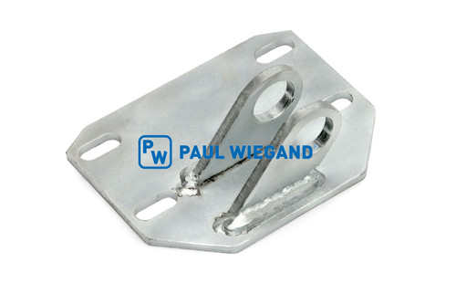 Placa de montaje Schmidt Swingo serie 200 Cilindro hidráulico contenedor de barrido derecho (63014101) Placa de montaje Schmidt Swingo serie 200 Cilindro hidráulico contenedor de barrido derecho (63014101)