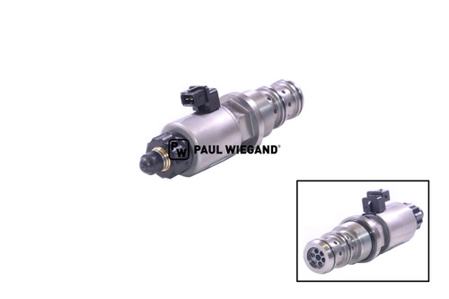 Válvula reguladora de caudal Hako Citymaster 1600 bloque de control soplante Número de identificación 149101600744-149102604354 12VDC 3 vías 32 l/min (65016026)
