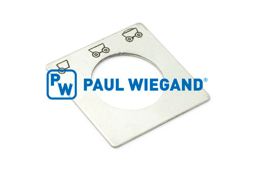 Schild Zöller 2403 Alpha Bedieneinheit Wahlschalter "Tonnenauswahl" 3-fach  (11273056)