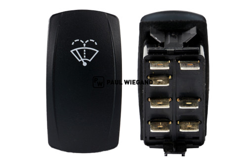 Interruptor basculante Hako Citymaster 1600 " Limpiaparabrisas " momentáneo/con enclavamiento 0-I-II (65014031)
