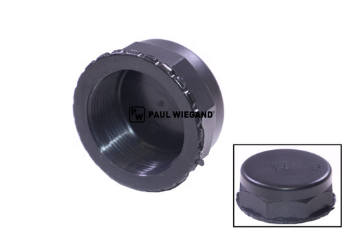 Verschlusskappe Johnston T-Stück Wasserablass Polypropylen G1 1/2" Innengewinde  (67011425)