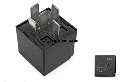 Relais Bucher Municipal Citycat 5006 mit Diode Fahrzeugelektronik 5-polig 24VDC 10/20A Wechsler (68044429)