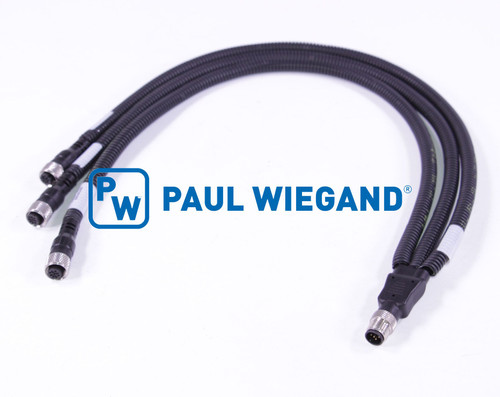 Cable de control Farid FMO sensor de mástil derecho M12-M12-M12-M12 de 5 polos lg: 620 (24010216)