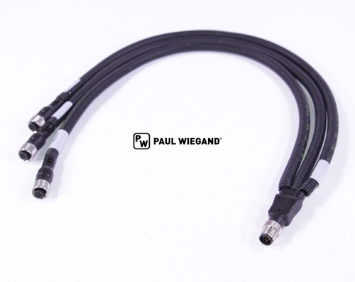 Steuerleitung Farid FMO Hubgerüst Sensor rechts M12-M12-M12-M12 5-polig lg: 620 (24010216)