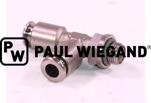 Steckverschraubung Brock T-Stück Pneumatikzylinder G1/8"x 6  (64064002)