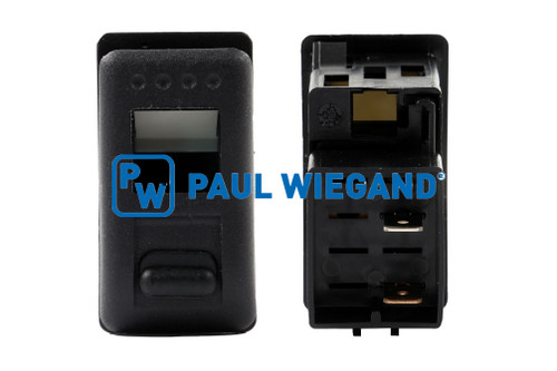 Kippschalter Faun Viatec Viajet 6-7 mit Arretierung Bedienterminal 2-polig (1, 5) tastend I-0  (61034361)