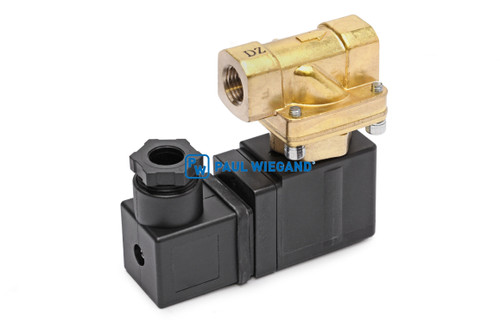 Válvula direccional Faun Viatec Viajet 4-5 incluida bobina magnética raíl de agua 24VDC 2/2 vías (61024002)