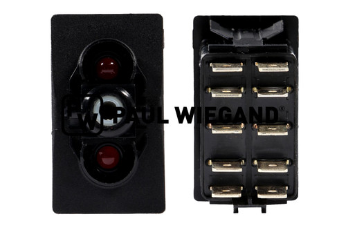 Interruptor basculante Hako Citymaster 2200 pulsador salpicadero I-0-II (65094008)