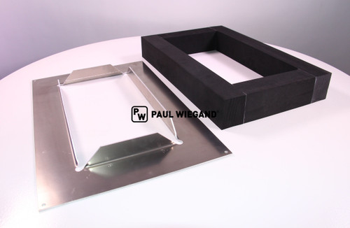 Dichtrahmen Bucher Municipal TAZ/TSZ komplett Ventilator l: 596 b: 386  (68900383)