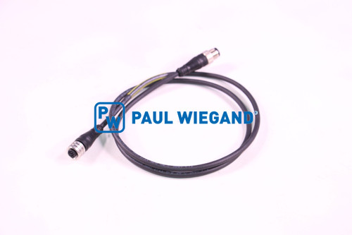 Cable de control Terberg OmniDel sensor barrera de seguridad M12-M12 l: 1000 5x0,34mm² (10017127)