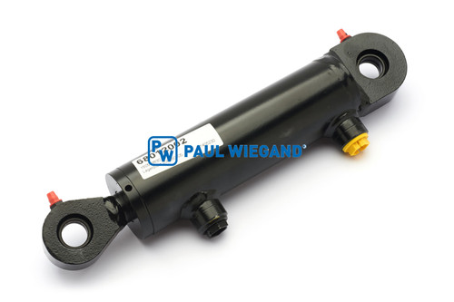 Hydraulikzylinder Bucher Municipal Parallelarm Schwenkeinheit Seitenbesen KS: 20 Hub: 95 EBM: 285 (68012002)