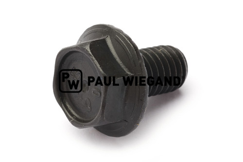 Tornillo de cabeza hexagonal con brida Piezas estándar Bucher Municipal Aspa de ventilador M8x14 en bruto (68800211)